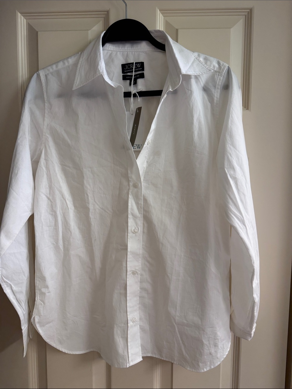 J. Crew White Classic Collar Women's Dress Shirt Jules Classic fit